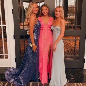 PINK SHERRI HILL PROM DRESS